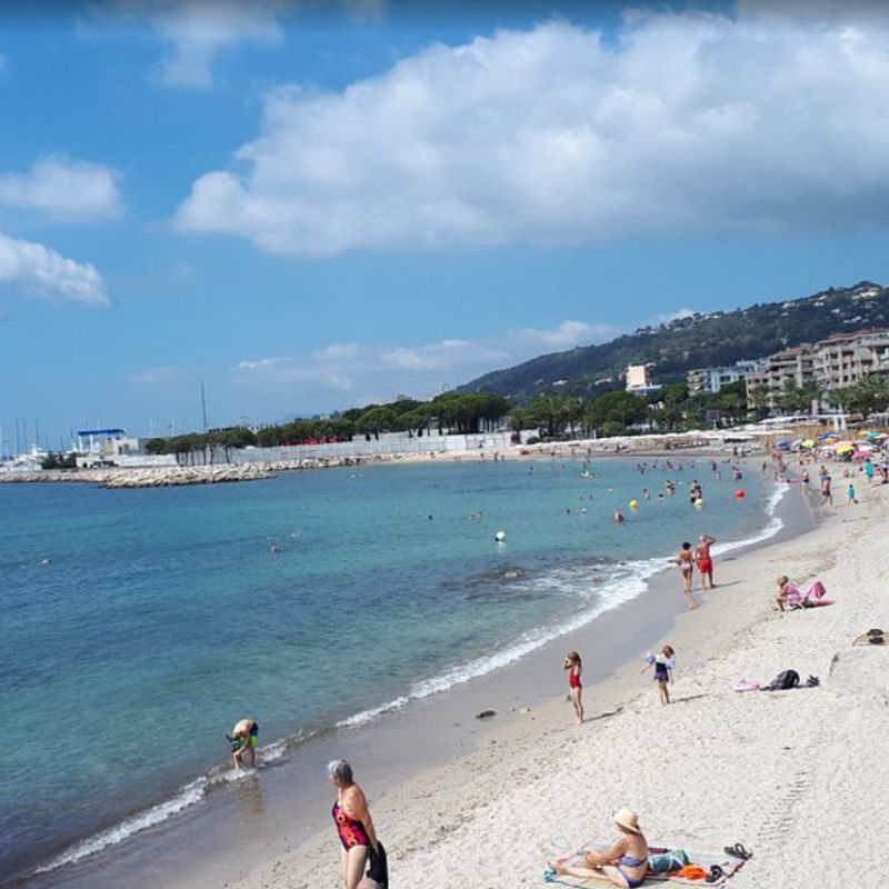 plage golf juan